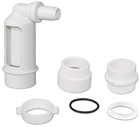 Water Softener Air Gap with 1/2-inch Barb Connector for Installation on a 1-1/2-inch Standpipe with PVC Trap Adapters