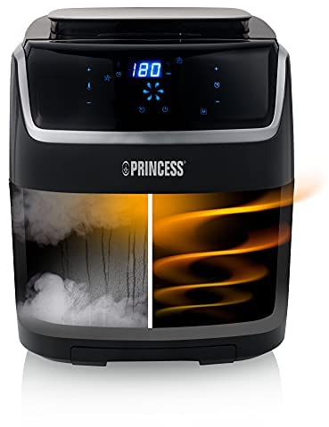 Princess 182080 Friggitrice ad Aria e Vapore 2-in-1 + Set di Accessori