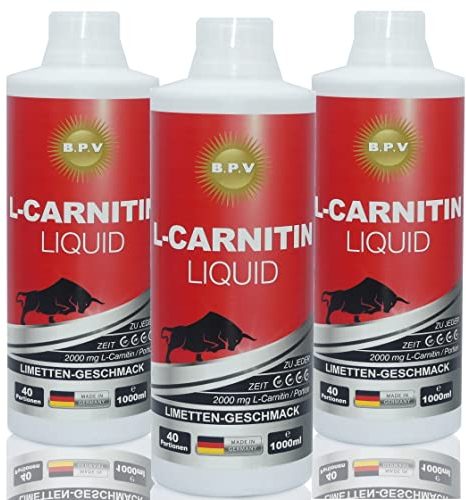 L-CARNITIN LIQUID - 1000 ml/Höchste Dosierung 2000 mg L-Carnitin pro Portion + Vitamin C
