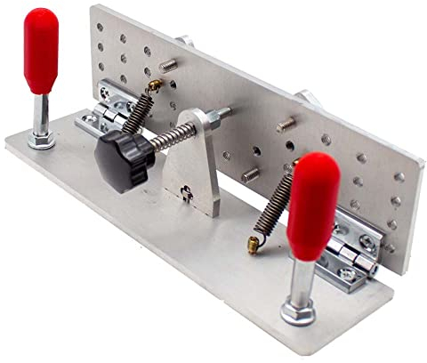 LeTkingok Smerigliatrice a Nastro - Maschera per Coltelli in Lega di Alluminio - Affilacoltelli - Clip per Affilare I Coltelli con Localizzatore per Levigatrice a Nastro