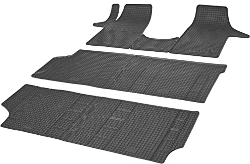 Auto Fußmatten Gummimatten Rigum geeignet für VW T6 Multivan 2015-2021 8-Sitzer Passgenau + Auto Duft / BesteKauf