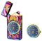 RSBYE Electric Lighter,Dual Arc Plasma Lighter,USB Lighter Rechargeable with Battery Display,Cool Lighter with Clock & Flashlight,Unique Gift for Men and Women (Multi)
