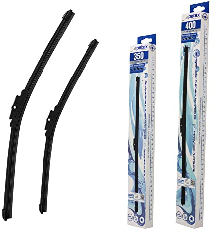PETEX Scheibenwischer, Länge: 400 mm/350 mm - Frontscheibenset