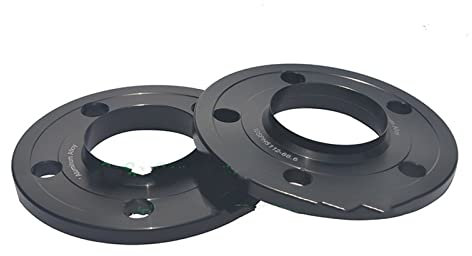 HEILEA Spurverbreiterungen Für BMW I3 I8 2 Teile/los 10 MM PCD 5x112 |CB 66,6 Mm Adapter Für Geschmiedete Alu-Auto-Distanzscheiben Rad Distanzstücke (Farbe : Schwarz)