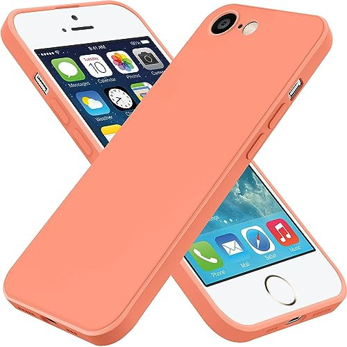 AYSZNBLA for iPhone SE 3nd Generation Case 2022,iPhone SE 2020 Case, iPhone 7/8 case Liquid Silicone Gel Rubber Phone Case, Non-Slip Slim Protective Cover, Multi-Color Phone Case(Orange) 1.185