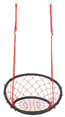 vidaXL Web Schaukelstuhl Nestschaukel Kinderschaukel Gartenschaukel Schaukel Hängeschaukel Rundschaukel Baumschaukel Kinder Garten 60cm