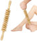 SRTSTR Rouleau Massage Bois Anti Cellulite Masseur Maderotherapie Appareil Rouleau de Massage Avec PoignéE Pour Tout Le Corps Bâton de Massage Musculaire Drainage Lymphatique (43 cm)
