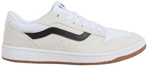 Vans Herren Ryland Ls Sneaker, Suede/Canvas White/Black, 43 EU