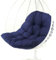 Coussin Fauteuil Jardin Coussin De Balançoire Coussin De Dossier Coussin De Siège pour Panier Suspendu pour Balcon De Jardin Intérieur Et Extérieur (120 * 80cm,Bleu Marine)