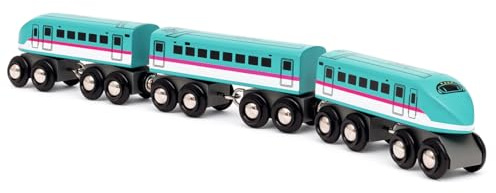 BRIO World Shinkansen Series E5 Hayabusa Zug - Spielzeug ab 3 Jahre | Spielzeugzug, BRIO Holzeisenbahn-Zubehör, Kleinkindspielzeug, Geschenk für Jungen und Mädchen