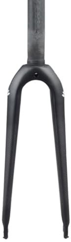 BSFHQS BMX Fourche Rigide 14 16 18 20 22 Pouces Vélos Pliants Fourche Avant De Frein C 74/100 Mm Fourche Dure À Blocage Rapide Fourche De Vélo en Carbone Tube Droit De 28,6mm(Matte Black B,74MM_20IN)