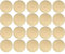 cyclingcolors 20x Abdeckkappen für Torx T25 Schrauben Schraubenabdeckung Schraubenkappen Zierkappen Kunststoff, Birke (Bříza)