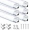 6x Profilé Aluminium d’Angle Encastrable pour Rubans LED 1M (6m) – Profilé encastré en aluminium avec diffuseur opale – Taille : 15.8 x 15.8mm – Support idéal pour rubans LED jusqu’à 10.5mm de largeur