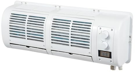 Climatiseur de véhicule - 12 V - Évaporateur - Écran LCD - 100 W - Climatiseur 3 vitesses - 16-30 °C - Refroidisseur pour 458 m²/h - Universel - Camion, camping-car