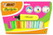 BIC Marking Textmarker Flach Textmarker 8 Stück Kunststoff Textmarker Stift mit sortierten Pastell & Neon Ink Textmarker Stifte für glatte Noten Präzise Highlights Ideal für Schule und Büro
