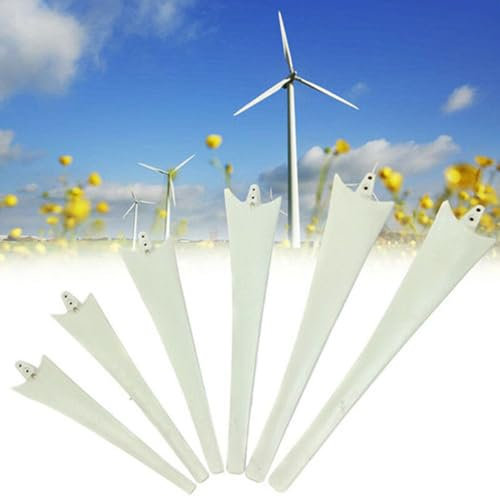 BRAVECOW Windmill Blades Replacement Delta Wing Blade Nylon Fiber Blade Wind Turbine Generator Blade Windmill Power Charge Accessories for Wind Generator (900mm)