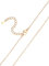 Suplight Catenina da Uomo e Donna in Acciaio Inossidabile Oro Rosa Sottile Unisex Catenina Acciaio Donna Collana Catena Uomo Placcato Oro Rosa 1.4mm Lunghezza 51cm