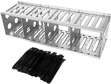 SHINEOFI 1 Set Multi Layer Hard Disk Rack for Drives Shockproof Hard Drive Cage with Easy Installation for