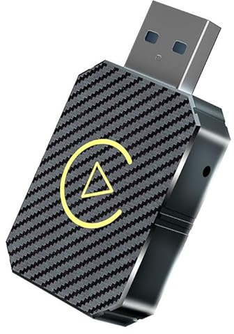 Adaptador Carplay Inalámbrico para Renault Captur 2017 2018 2019 2020 2021 2022 2023 2024 2025, Adaptadores Inalámbricos Carplay para Android Auto, Convierte con Cable a Inalambrico, Plug & Play