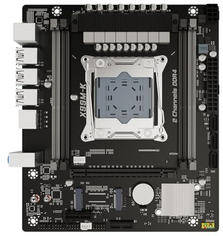 Huudngeje X99M-K DDR4 PC Desktop Mainboard Computer Motherboard LGA2011-3 Pin Dual Channel M. 2 Gigabit Network Card Support