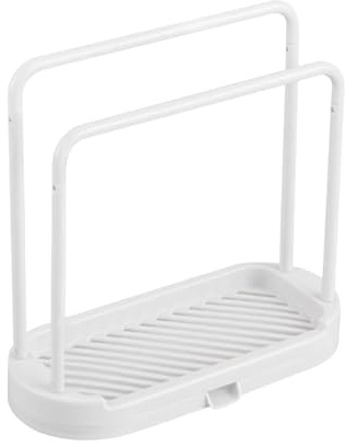 Dishcloth Holder, Countertop Dishcloth Dryer Rack Kitchen Sink Rack Tray Organizer Stand Dish Rag Holder for Sponge, Dish Cloth
