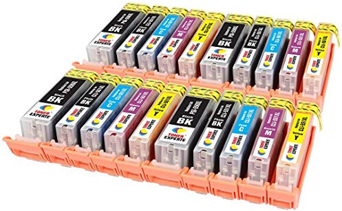 TONER EXPERTE PGI-550XL CLI-551XL 20er Set Druckerpatronen kompatibel für PIXMA iP7250 iP8750 iX6850 MX925 MX725 MG5650 MG6350 MG6450 MG6650 MG5550 MG5450 MG7150 MG7550 | hohe Kapazität