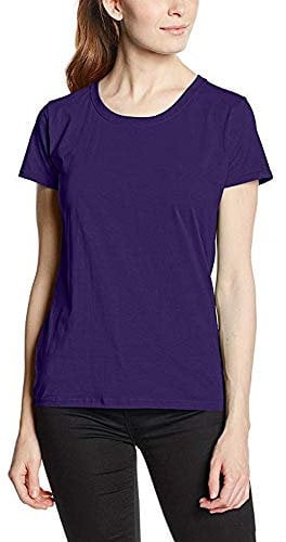 Fruit of the Loom Ladies/Womens Lady-Fit Valueweight Short Sleeve T-Shirt (M) (Vintage Heather Navy)