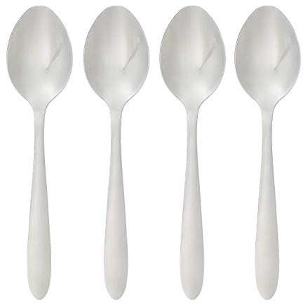Secret de gourmet - Lot de 4 cuillères à Soupe INOX Nevis