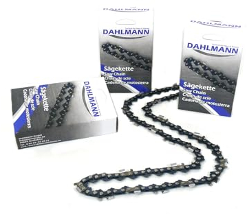 DAHLAMNN Halbmeißel Sägekette 3 Stück 3/8 35 cm 1,1 mm für MAKITA Elektrosäge UC3510A UC 3520A UC3541A