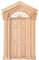 1:12 Puppenhaus DIY Mini Tür Holz Steepletop Fenster Sonne tür Tür Puppen Puppenhaus Möbel Zubehör für Kinder