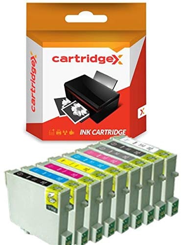 Cartridgex 9 Compatible Ink Cartridge Set Replacement for Epson Stylus Photo R2400 Printer
