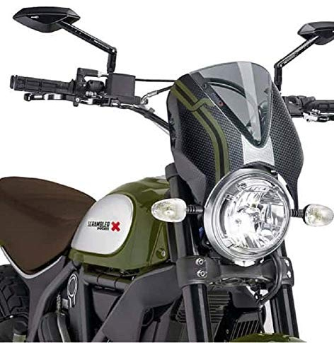Puig Retrovision 7652W Icon/Classic/Full Throttle 15', Ducati Scrambler Sixty2 16'-19'