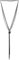 COOLSTEELANDBEYOND Bohe Chic Silber Schwarz Lariat Halskette Statement Franse Quaste Anhänger Strass Multi-strang Lange Kette Y-Form