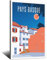 Französisches Basque Landhaus Vintage Reiseposter Dekorative Poster Modern Schlafzimmer Leinwand Kunst Poster Bild Gemälde Poster Wanddeko Kunst Geschenk