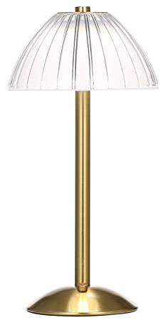 Shineslay USB Rechargeable LED Desk Lamp Cordless Table Lamp with Touch Control Dimmable 3 Light Colors Bedside Lamp Reading Lamp for Bars Restaurants Coffee Shop
