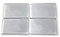 4 x fiXte Furniture Wedges Stackable Soft Rubber Window Door Table Stop Clear