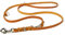 CopcoPet Hundeleine aus Fettleder 5m x 20mm Cognac – 3-Fach verstellbar, geflochten – Mit Chrombeschlägen – Grifffest, robust – Umhängeleine für große Hunde, ideal für Spaziergang, Training