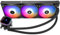 Thermalright Frozen Prism 360 Black ARGB Liquid CPU Water Cooler with 120mm ARGB PWM Fan,360 Black Cold Row Specification, Computer Water Cooler for AM4/AM5,Intel lga1700/1851/1150/1151/1200/2011