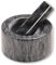 KESPER | Mörser, Material: Marmor, Maße: Ø 13 cm/Höhe: 8 cm, Farbe: Dunkelgrau | 71504