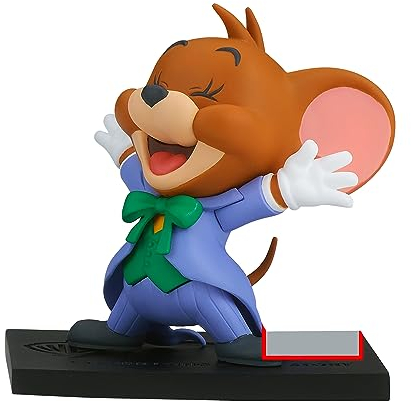 Banpresto Actionfigur Jerry, Collection Tom and Jerry As Batman WB100th Anniversary Ver. 6 cm BP88442, Mehrfarbig