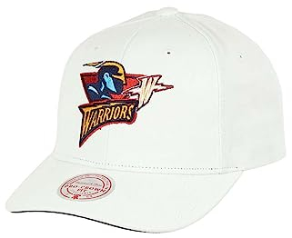 Mitchell & Ness Golden State Warriors NBA All In HWC Pro Crown Fit White Snapback Cap - One-Size