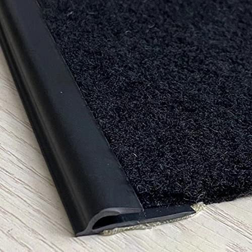 IBOWZ Selbstklebende Teppich-Zierleiste Teppich- und Bodenübergangsstreifen, Selbstklebende PVC-Teppichkanten-Bindestreifen, schneidbar, anpassbar, 1/2/3/4/5/6/7/8/9/10 m lang