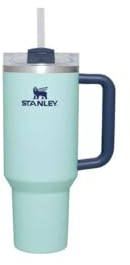 STANLEY Quencher H2.0 FlowState Trinkbecher, Edelstahl, Wasserfarben-Blau, 1,2 Liter