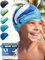 KIDVERSE Badekappe Kinder wasserdicht - Schwimmhaube Kinder mit Anti-Rutsch-Noppen - Badekappen für Schwimmer mit UV Schutz - Schwimmhaube Jungen - Reißfeste Badehauben in verschiedenen Größen