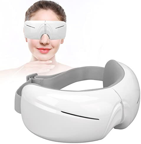 NSXAYIWE Augenmassagegerät, Wiederaufladbares Vibrations-Smart-Augenmassagegerät, Tragbares Elektrisches Augenmassagegerät Mit 3 Gängen, Kompatibel Für ältere Menschen Und Kinder