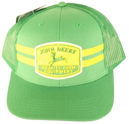 John Deere Baseballkappe Trucker Hat 13083336Gr Vintage Baseball Cap Trucker Hat Trademark Patch Chain Stitch Grün, Grün, Einheitsgröße