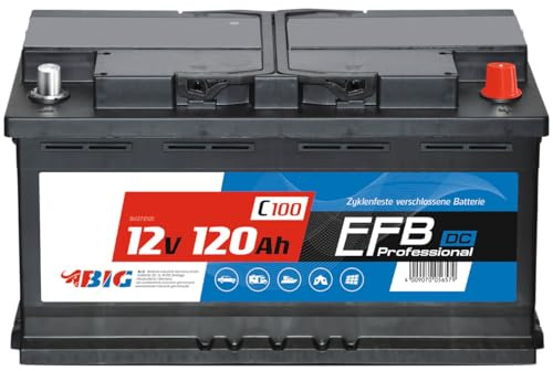 BIG Solar Professional EFB 12V 120A C100h Wohnmobil Solar Caravan