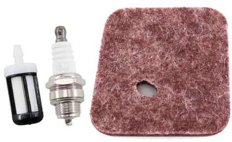 MCHNIC Luftfilter mit Benzinfilter Zündkerze für Stihl FS38 45 46 55, FS38 FS45 FS46 FS55 KM55 FC55 HL45 HS45 Ersetzt 4140 124 2800