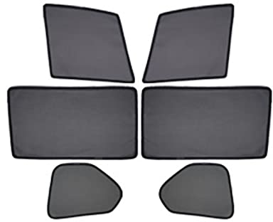 Auto Fenster Sonnenschutz Sonnenschutz Auto Für A6 C7 Limousine 2011–2018, magnetischer Auto-Sonnenschutz für die Windschutzscheibe, Vorhang für hintere Seitenfenster (Größe : 6PCS)