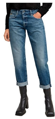 G-STAR RAW Jean Kate Boyfriend Femme Jeans, Bleu (Faded Blue Marble D15264-d434-g723), 29W / 32L